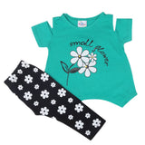 Newborn Girls Half Sleeves Suit - Green, Kids, Newborn Girls Sets And Suits, Chase Value, Chase Value