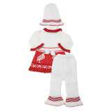 Newborn Girls Irani Suit - Red, Kids, NB Girls Sets And Suits, Chase Value, Chase Value