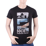 Men's Half Sleeves T-Shirt - Black, Men, T-Shirts And Polos, Chase Value, Chase Value