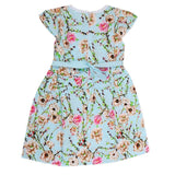 Girls Cotton Frock - Sky Blue, Kids, Girls Frocks, Chase Value, Chase Value