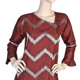 Women's Embroidered 2 Piece Suit - Maroon, Women, Shalwar Suits, Chase Value, Chase Value