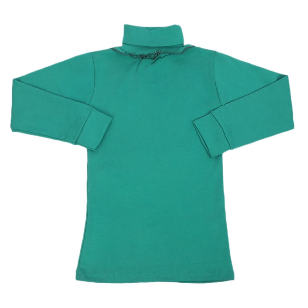 Girls High Neck - Steel Green, Girls High Neck, Chase Value, Chase Value