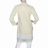 Women's Fancy Chicken Kurti - Yellow, Women, Ready Kurtis, Chase Value, Chase Value