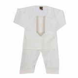 Newborn Boys kurta Shalwar Suits - Off White, Kids, NB Boys Shalwar Suits, Chase Value, Chase Value