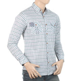Men's Full Sleeves Casual Shirt - White, Men, Shirts, Chase Value, Chase Value