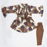Girls Full Sleeves Suit - Brown, Kids, Girls Sets And Suits, Chase Value, Chase Value