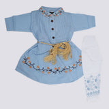 Girls Full Sleeves Suit - Blue, Kids, Girls Sets And Suits, Chase Value, Chase Value