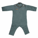 Newborn Boys kurta Shalwar Suits - Green, Kids, NB Boys Shalwar Suits, Chase Value, Chase Value