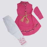 Girls Full Sleeves Suit - Pink, Kids, Girls Sets And Suits, Chase Value, Chase Value