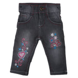 Newborn Girls Denim Pant - Black, Kids, Newborn Girls Shorts Skirts And Pants, Chase Value, Chase Value