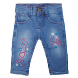 Newborn Girls Denim Pant - Blue, Kids, Newborn Girls Shorts Skirts And Pants, Chase Value, Chase Value