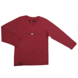 Boys Full Sleeves T-Shirt - Maroon, Kids, Boys T-Shirts, Chase Value, Chase Value