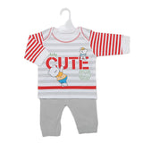 Newborns Boys Full Sleeves Suit - Red, Kids, New Born Boys Sets And Suits, Chase Value, Chase Value