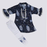 Girls Full Sleeves Suit - Navy Blue, Kids, Girls Sets And Suits, Chase Value, Chase Value