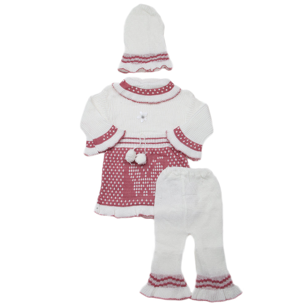 Newborn Girls Irani Suit - Pink, Kids, NB Girls Sets And Suits, Chase Value, Chase Value