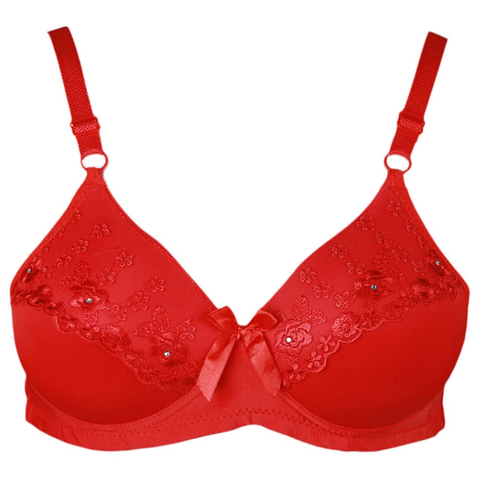 Women's Foam Bra (UA-501) X5001 - Red, Women, Bras, Chase Value, Chase Value