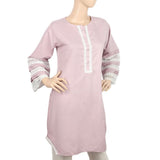 Women's Kurti With Lace - Light Purple, Women, Ready Kurtis, Chase Value, Chase Value
