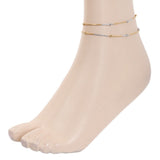 Women's Anklet - Golden & Silver, Women, Foot Jewellery, Chase Value, Chase Value