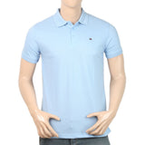 Men's Half Sleeves Polo T-Shirt - Blue, Men, T-Shirts And Polos, Chase Value, Chase Value