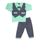 Boys 2 Pcs Suit Full Sleeves - Light Green, Kids, Boys Sets And Suits, Chase Value, Chase Value