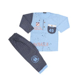 Boys 2 Pcs Suit Full Sleeves - Blue, Kids, Boys Sets And Suits, Chase Value, Chase Value