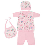 Newborn Boys Full Sleeves Suit - Light Pink, Newborn Boys Sets & Suits, Chase Value, Chase Value