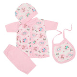 Newborn Boys Full Sleeves Suit - Light Pink, Newborn Boys Sets & Suits, Chase Value, Chase Value