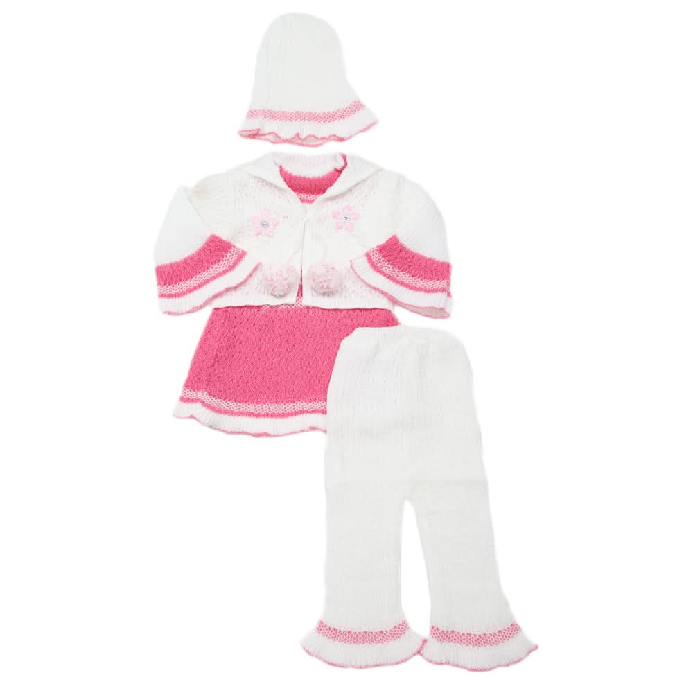 Newborn Girls Irani Suit - Pink, Kids, NB Girls Sets And Suits, Chase Value, Chase Value