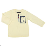 Boys Full Sleeves T-Shirt - Light Yellow, Kids, Boys T-Shirts, Chase Value, Chase Value