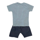 Boys Half Sleeves Suit (2207) - Blue, Kids, Boys Sets And Suits, Chase Value, Chase Value