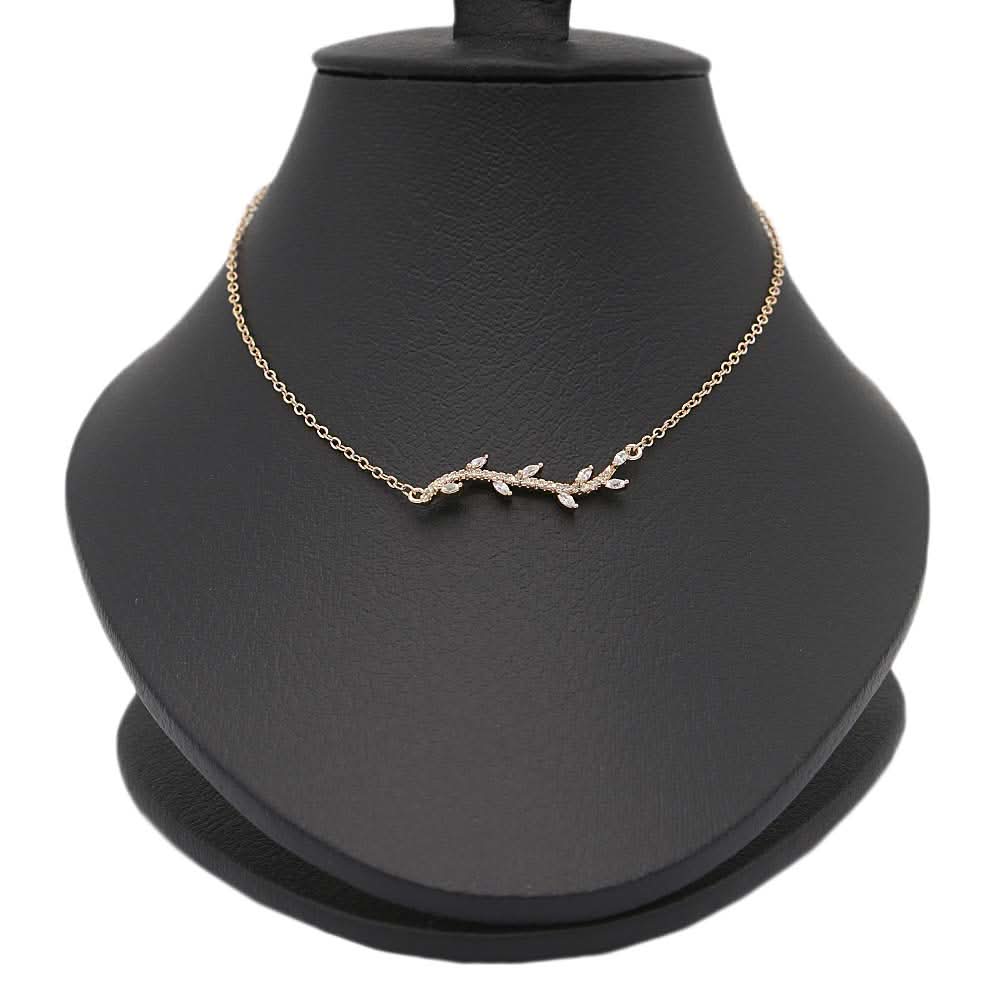 Women's Zircon Chain & Locket - Golden, Women, Chains & Lockets, Chase Value, Chase Value