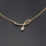 Women's Zircon Chain & Locket - Golden, Women, Chains & Lockets, Chase Value, Chase Value