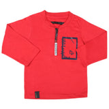 Boys Full Sleeves T-Shirt - Red, Kids, Boys T-Shirts, Chase Value, Chase Value