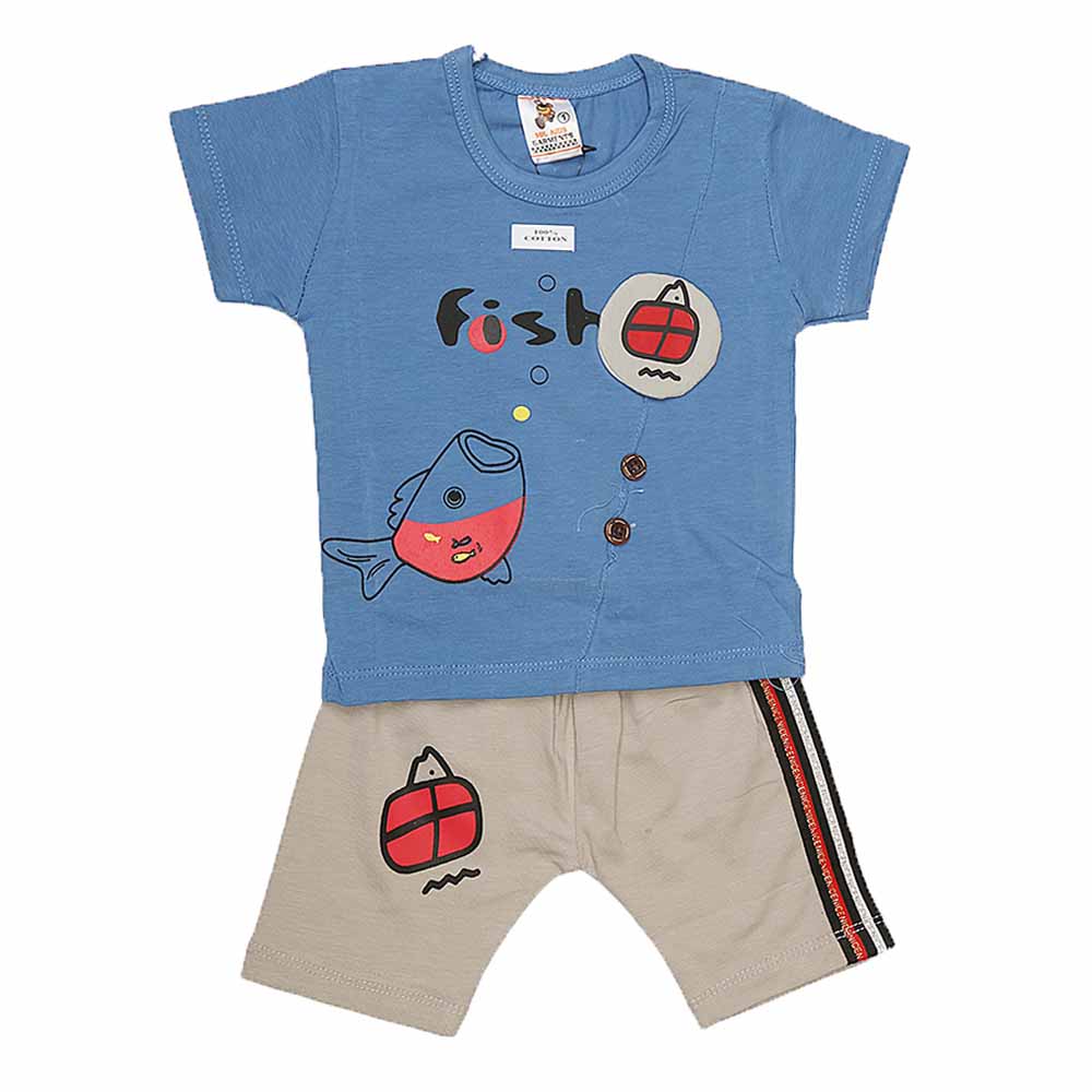 Newborn 2 Piece Suit - Blue, Kids, New Born Boys Sets And Suits, Chase Value, Chase Value