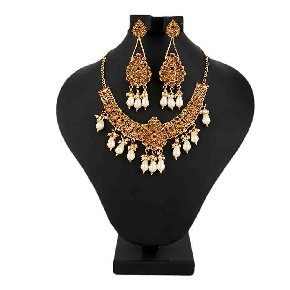 Women's Jewellery Set - Golden & Copper, Women, Jewellery Set, Chase Value, Chase Value