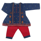 Newborn Girls Half Sleeves Suit - Navy Blue, Kids, Newborn Girls Sets And Suits, Chase Value, Chase Value
