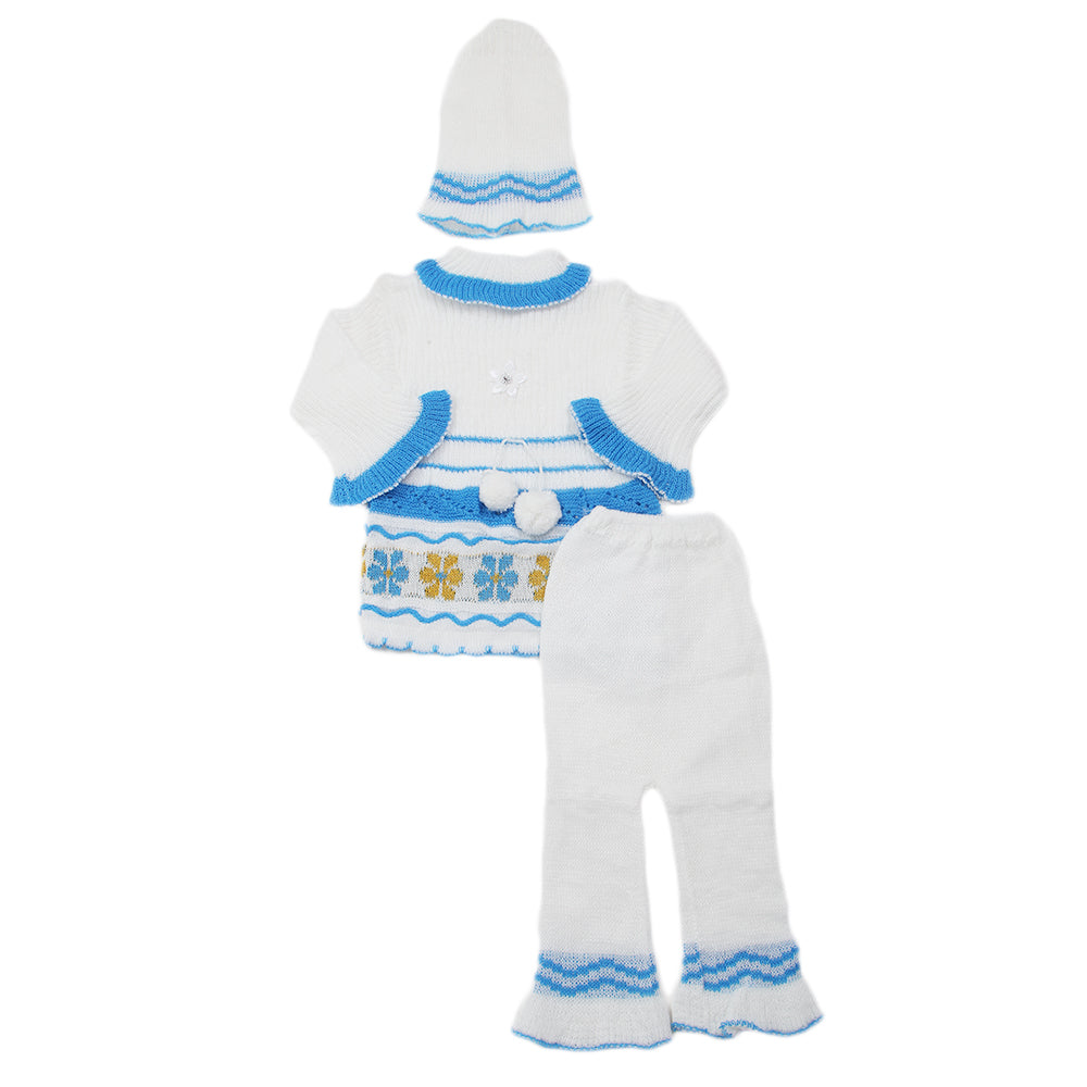 Newborn Girls Irani Suit - Blue, Kids, NB Girls Sets And Suits, Chase Value, Chase Value