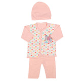 Newborn Boys Full Sleeves Suit - Light Pink, Newborn Boys Sets & Suits, Chase Value, Chase Value