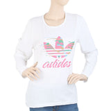Women's Full Sleeves T-Shirt - White, Women, T-Shirts And Tops, Chase Value, Chase Value