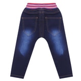 Boys Satin Rib Jeans - Dark Blue, Boys Pants, Chase Value, Chase Value