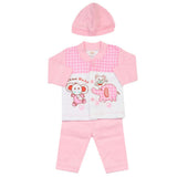 Newborn Boys Full Sleeves Suit - Light Pink, Newborn Boys Sets & Suits, Chase Value, Chase Value