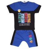 Boys Half Sleeves Suit - Blue, Kids, Boys Sets And Suits, Chase Value, Chase Value