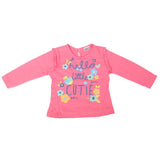 Newborn Girl Full Sleeves T-Shirts - Pink, Kids, NB Girls T-Shirts, Chase Value, Chase Value