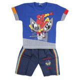 Boys Half Sleeves Suit - Blue, Kids, Boys Sets And Suits, Chase Value, Chase Value