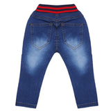 Boys Satin Rib Jeans - Blue, Boys Pants, Chase Value, Chase Value