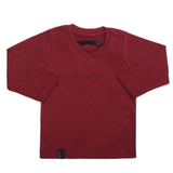 Boys Full Sleeves T-Shirt - Maroon, Kids, Boys T-Shirts, Chase Value, Chase Value