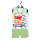 Boys Sando Suit 1949 - Green, Kids, Boys Sets And Suits, Chase Value, Chase Value