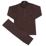 Boys Embroidered Shalwar Suit - Dark Green, Boys Shalwar Kameez, Chase Value, Chase Value