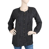Women's Full Sleeves Western Top - Black, Women, T-Shirts And Tops, Chase Value, Chase Value