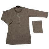 Boys Fancy Shalwar Suit - Olive Green, Kids, Boys Shalwar Kameez, Chase Value, Chase Value